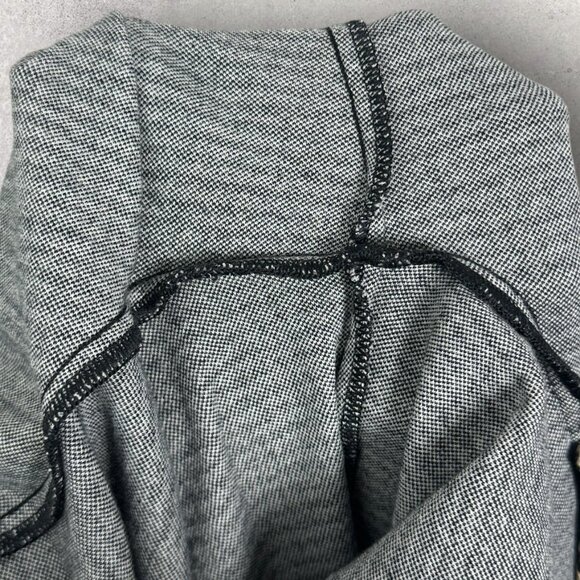 Anthropologie Houndstooth Flare Essential Trouser Size 12 Pants Tailored Minimal - Picture 12 of 13